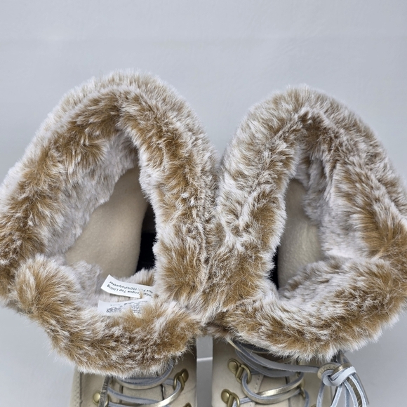 Sperry Women's Torrent Winter Lace Up Snow Boots Ivory STS86831  Size 9 New - Picture 10 of 10